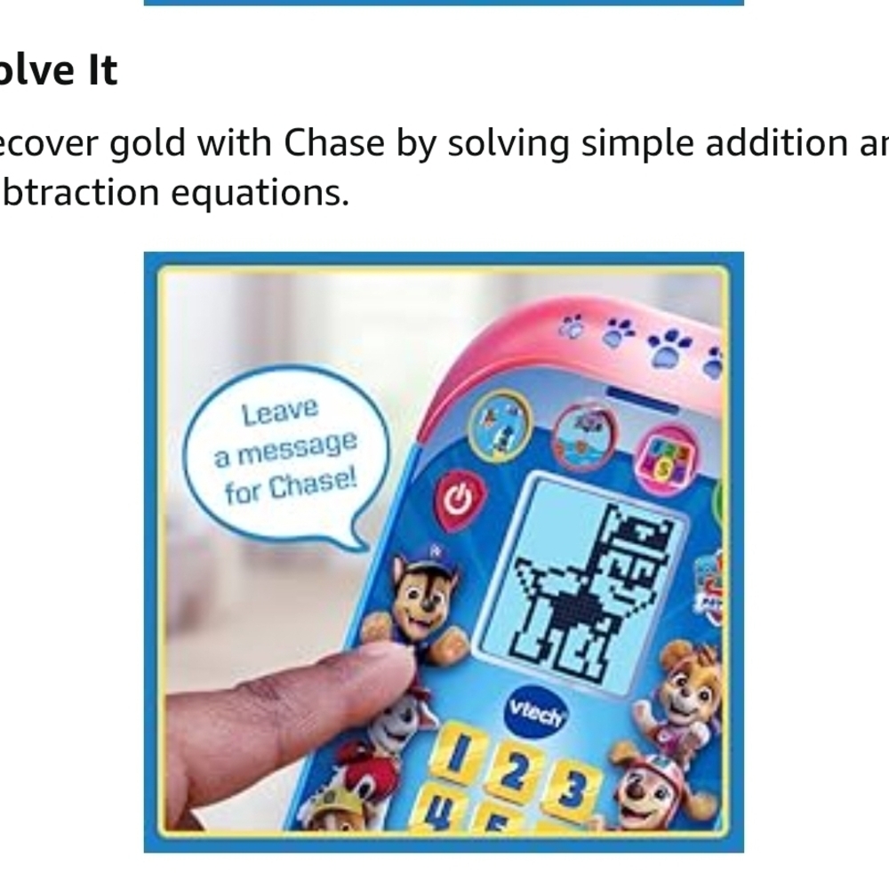 Vtech Paw Patral Rescue Mission Learning Phone - Picture 6 of 15